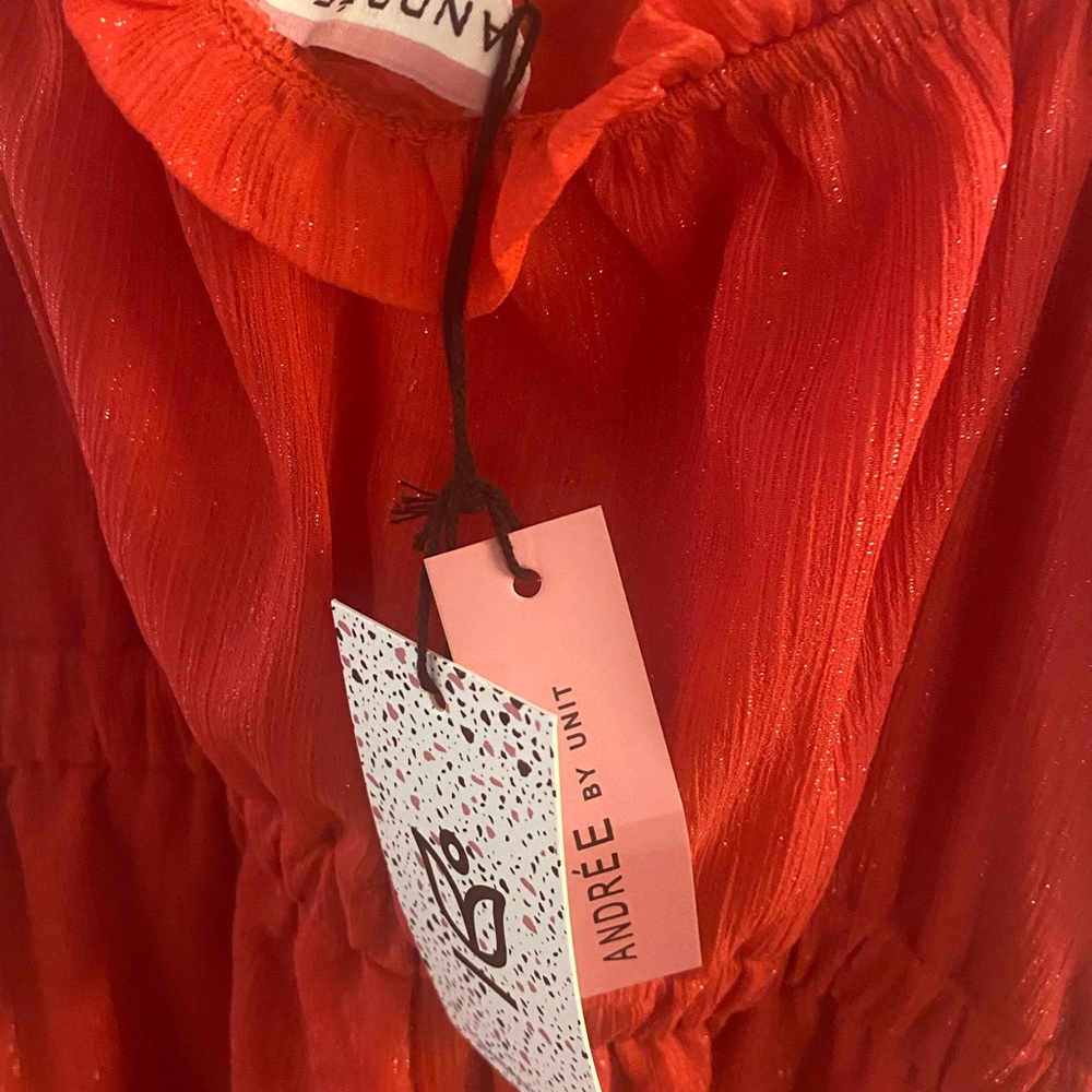 Red romper strapless small - Picture 4 of 4